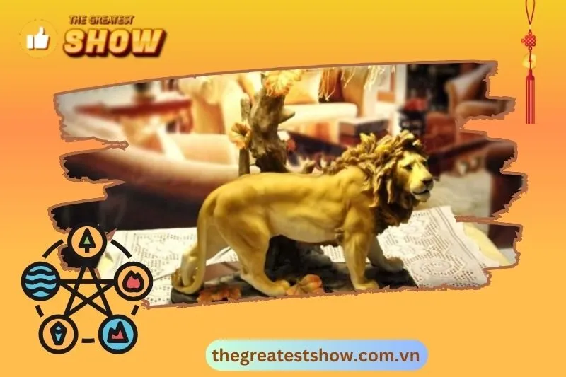 Cách đặt tượng sư tử phong thủy để thu hút tài lộc