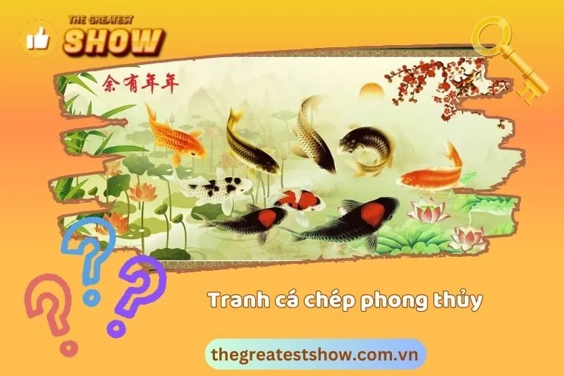 Tranh cá chép phong thủy